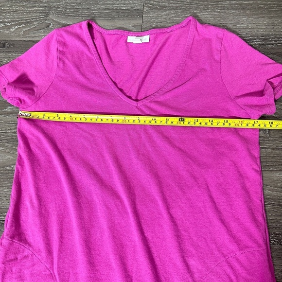 J.Jill Women’s Vibrant Pink V-Neck Dress With Pockets Size Small - Picture 8 of 8